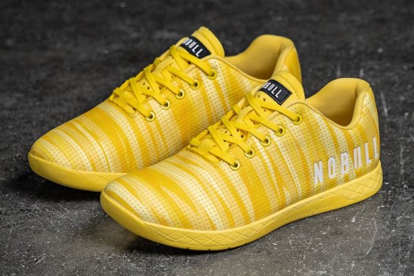 Pánské Sportovní Boty Nobull Lightning Burst Trainer Žluté | 5UOEN5A1