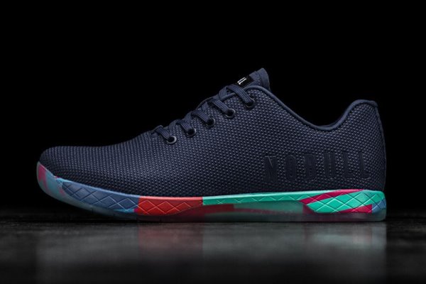Pánské Sportovní Boty Nobull Lightning Trainer Tmavě Blankyt | R2ZKD8H1