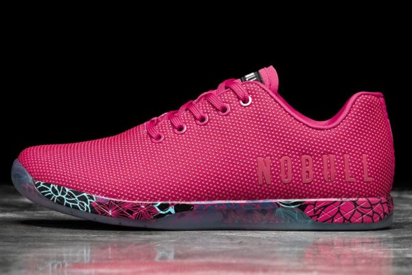 Pánské Sportovní Boty Nobull Magenta Succulent Trainer Růžové | SWNI5FXJ
