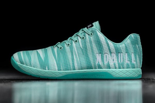 Pánské Sportovní Boty Nobull Mint Burst Trainer Mátově Zelená | 1MCPA1UU