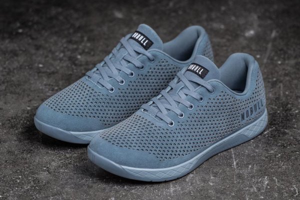 Pánské Sportovní Boty Nobull Steel Semišové Trainer Šedé Blankyt | D7C5638R