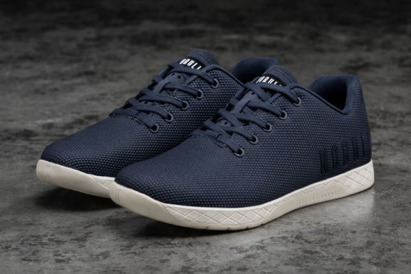 Pánské Sportovní Boty Nobull SuperFabric® Trainer Tmavě Blankyt Bílé | 48FDINXW