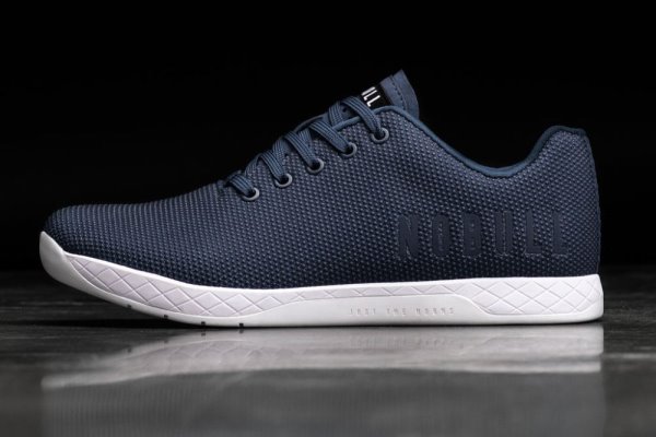 Pánské Sportovní Boty Nobull SuperFabric® Trainer Tmavě Blankyt Bílé | MUYJO41B