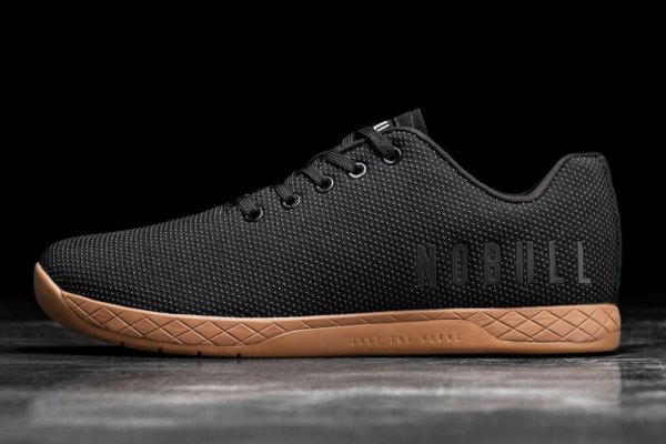 Pánské Sportovní Boty Nobull SuperFabric® Trainer Černé Káva | XOX19R67