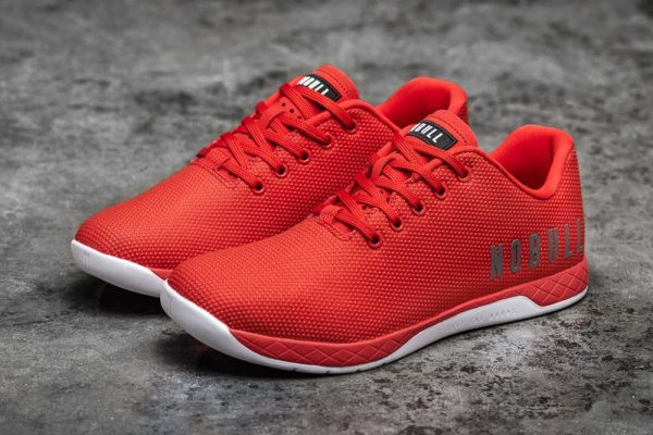 Pánské Sportovní Boty Nobull SuperFabric® Trainer Červené | YWXXCPF5