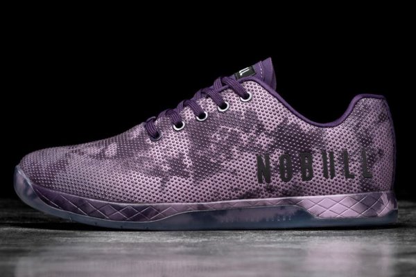 Pánské Sportovní Boty Nobull Tie-dye Trainer Tmavě Fialové | LZ9BWPEG