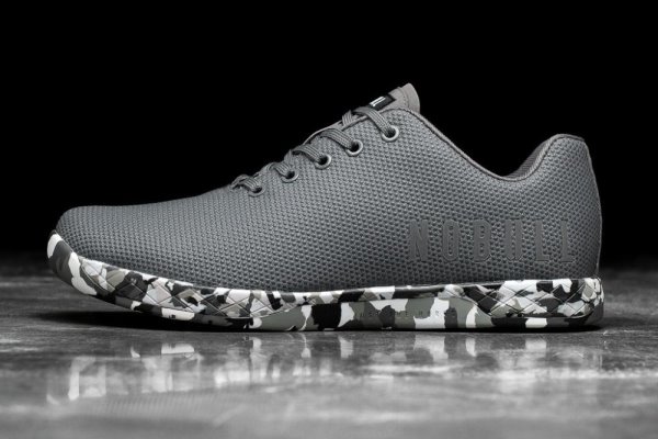 Pánské Sportovní Boty Nobull Wild Granite Trainer Tmavě Šedé | EU4LFXFB