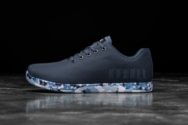 Pánské Sportovní Boty Nobull Wild Ocean Trainer Tmavě Blankyt | FYEVNER7