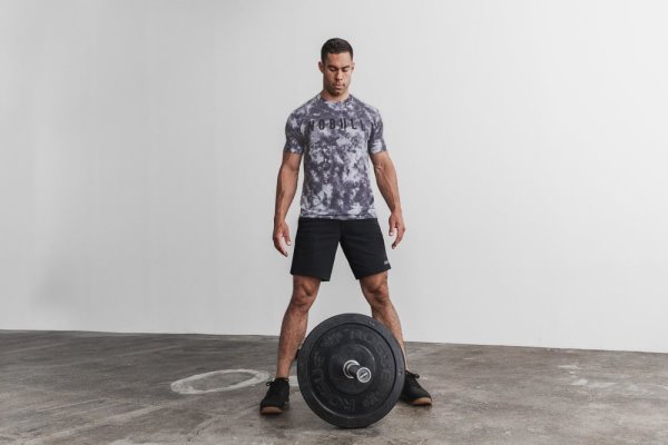 Pánské Tričko Nobull Tie-dye Tee Bílé Černé | WFLYCER7